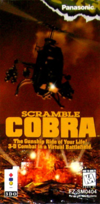 Scramble Cobra 3DO  box art